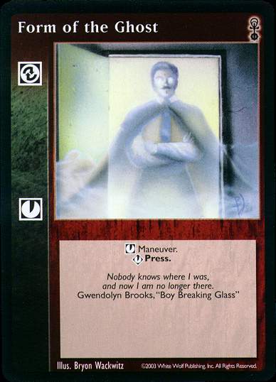 Form of the Ghost [Anarchs set] - VTES CCG