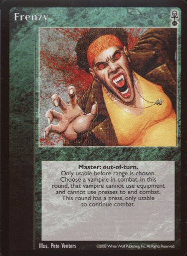 Frenzy [Anarchs set] - VTES CCG