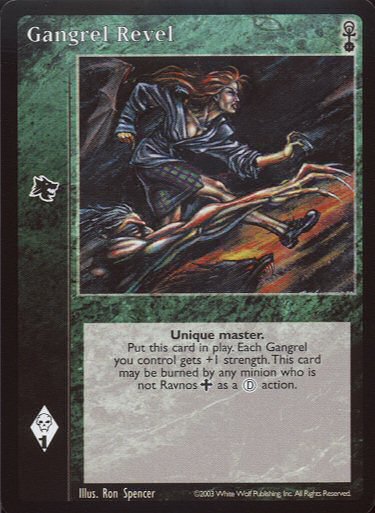 Gangrel Revel [Anarchs set] - VTES CCG