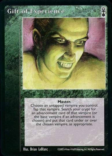 Gift of Experience [Anarchs set] - VTES CCG