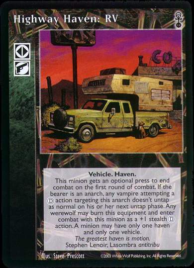 Highway Haven: RV [Anarchs set] - VTES CCG