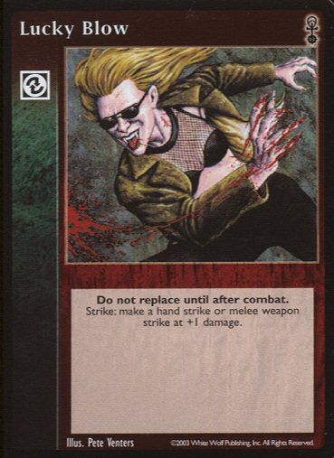 Lucky Blow [Anarchs set] - VTES CCG