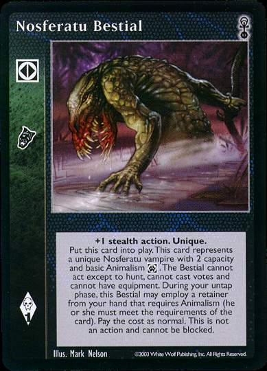 Nosferatu Bestial [Anarchs set] - VTES CCG