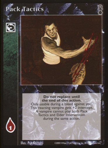 Pack Tactics [Anarchs set] - VTES CCG