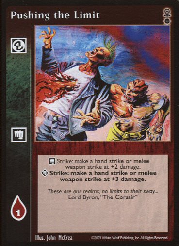 Pushing the Limit [Anarchs set] - VTES CCG