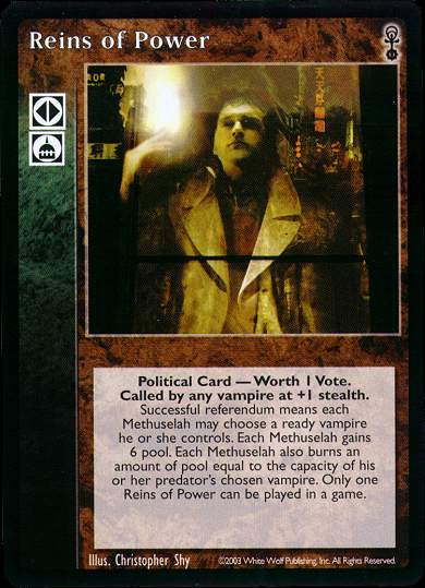 Reins of Power [Anarchs set] - VTES CCG