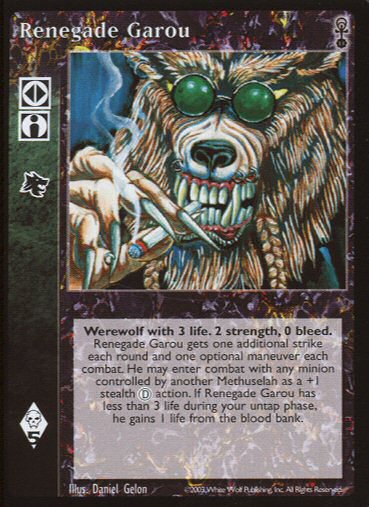 Renegade Garou [Anarchs set] - VTES CCG