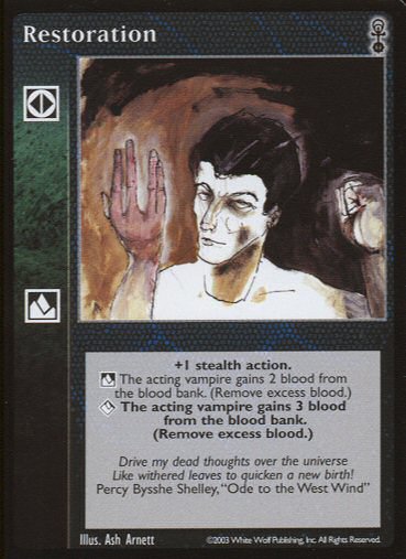 Restoration [Anarchs set] - VTES CCG
