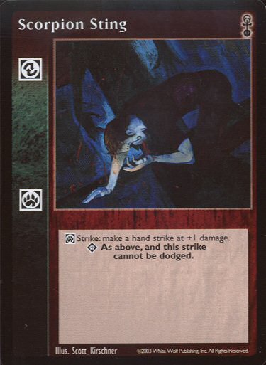 Scorpion Sting [Anarchs set] - VTES CCG