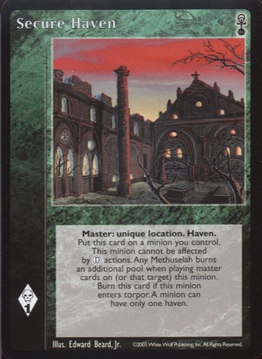 Secure Haven [Anarchs set] - VTES CCG