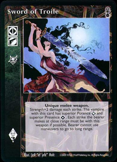 Sword of Troile [Anarchs set] - VTES CCG