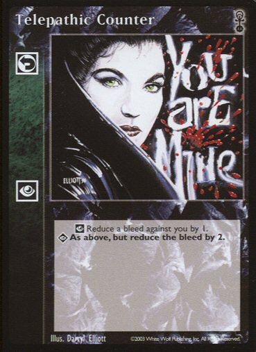 Telepathic Counter [Anarchs set] - VTES CCG