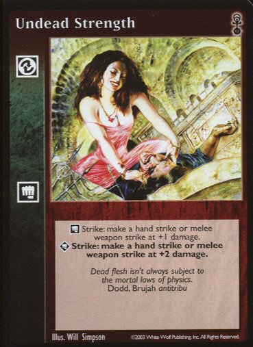 Undead Strength [Anarchs set] - VTES CCG