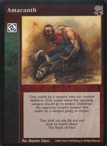 Amaranth [BH set] - VTES CCG