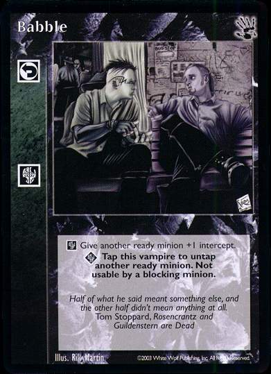 Babble [BH set] - VTES CCG