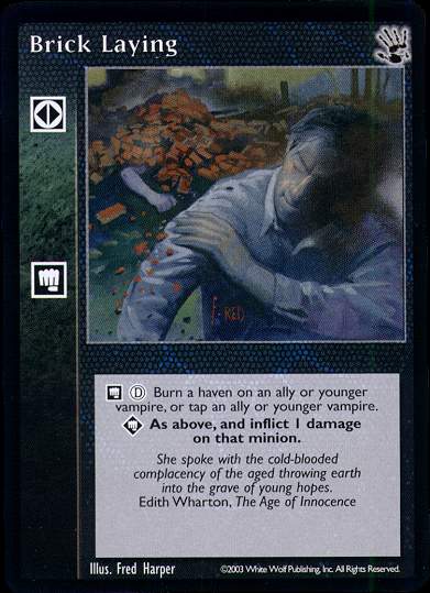 Brick Laying [BH set] - VTES CCG