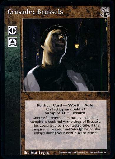 Crusade: Brussels [BH set] - VTES CCG
