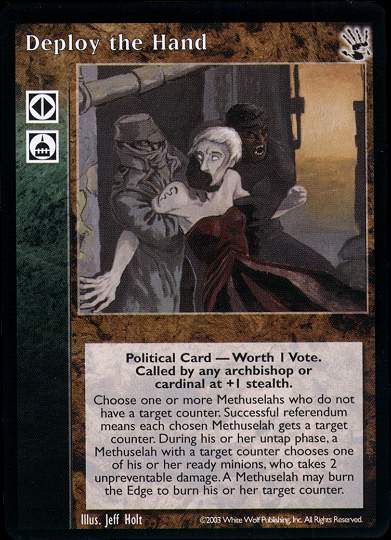Deploy the Hand [BH set] - VTES CCG