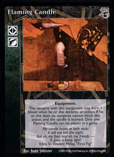 Flaming Candle [BH set] - VTES CCG