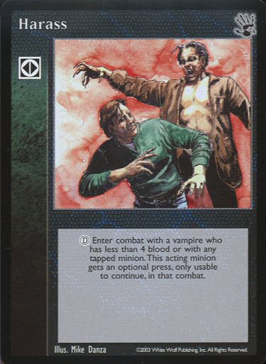 Harass [BH set] - VTES CCG