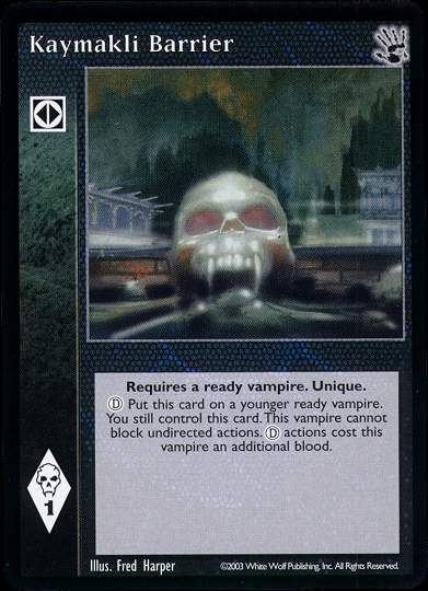 Kaymakli Barrier [BH set] - VTES CCG