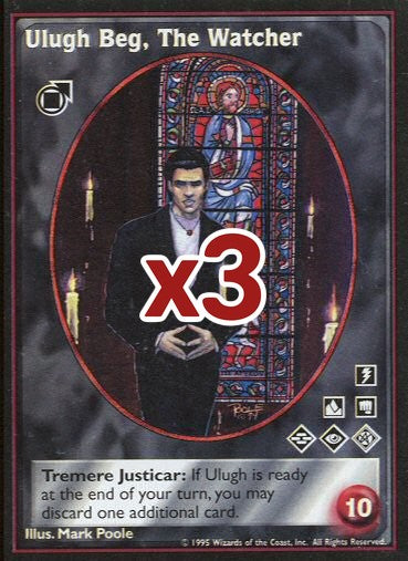 Ulugh Beg, The Watcher [V:TES set] - VTES CCG