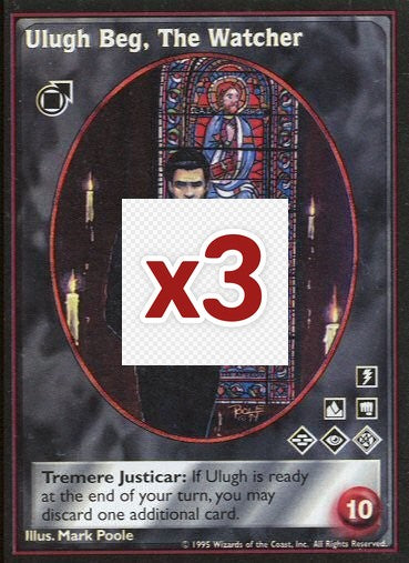 Ulugh Beg, The Watcher [V:TES set] - VTES CCG