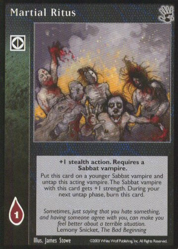 Martial Ritus [BH set] - VTES CCG