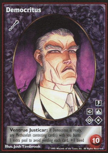 Democritus [V:TES set] - VTES CCG