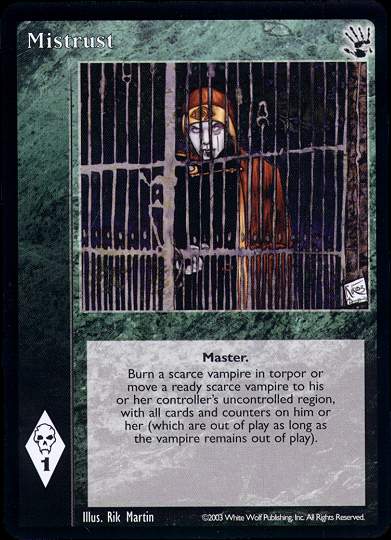 Mistrust [BH set] - VTES CCG