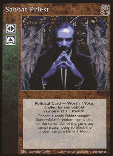 Sabbat Priest [BH set] - VTES CCG