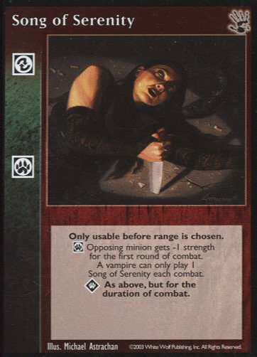 Song of Serenity [BH set] - VTES CCG