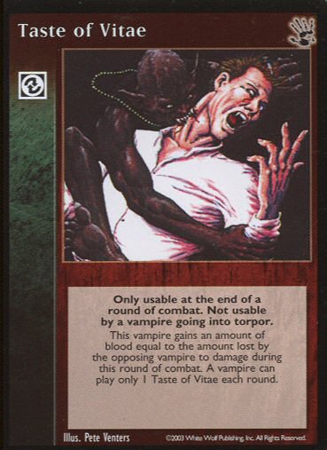 Taste of Vitae [BH set] - VTES CCG