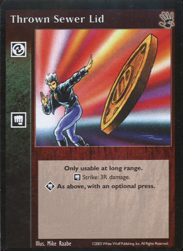 Thrown Sewer Lid [BH set] - VTES CCG