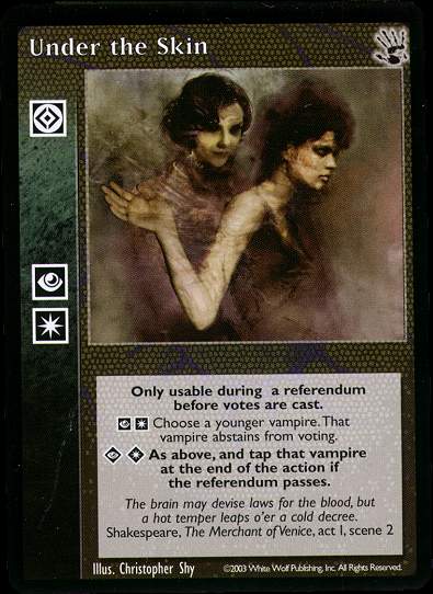 Under the Skin [BH set] - VTES CCG