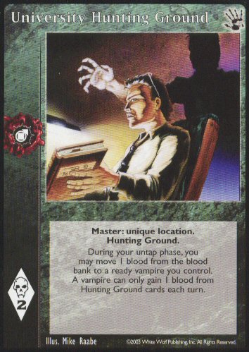 University Hunting Ground [BH set] - VTES CCG