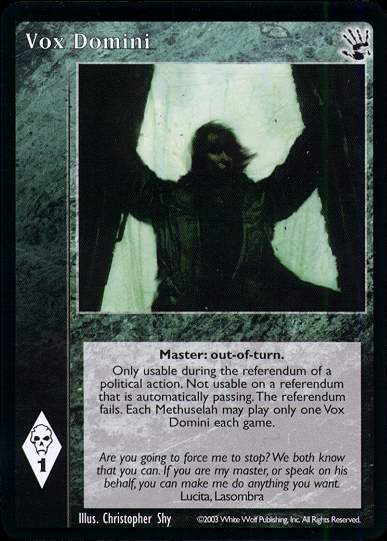 Vox Domini [BH set] - VTES CCG