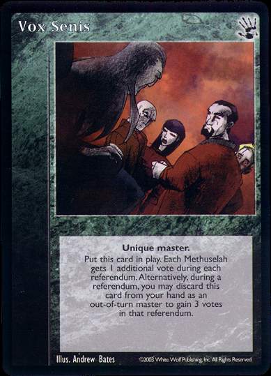 Vox Senis [BH set] - VTES CCG