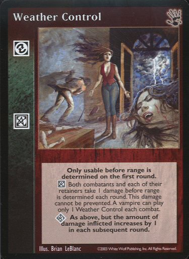 Weather Control [BH set] - VTES CCG