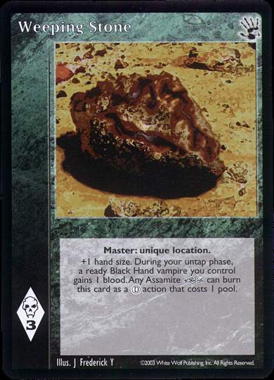 Weeping Stone [BH set] - VTES CCG