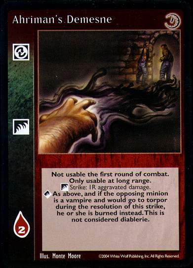 Ahriman's Demesne [Gehenna set] - VTES CCG