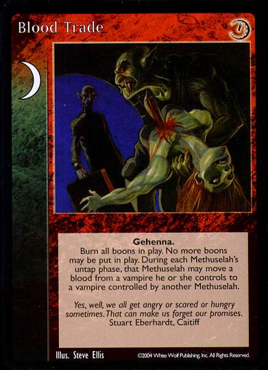 Blood Trade [Gehenna set] - VTES CCG