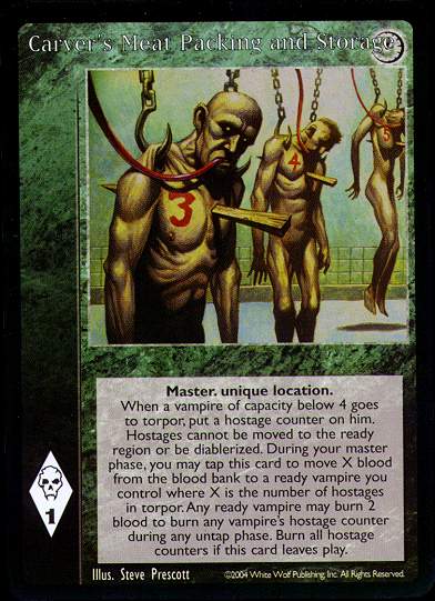 Carver's Meat Packing and Storage [Gehenna set] - VTES CCG