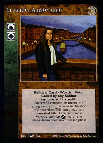 Crusade: Amsterdam [Gehenna set] - VTES CCG