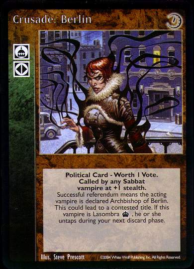 Crusade: Berlin [Gehenna set] - VTES CCG
