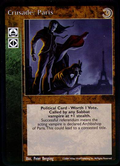 Crusade: Paris [Gehenna set] - VTES CCG