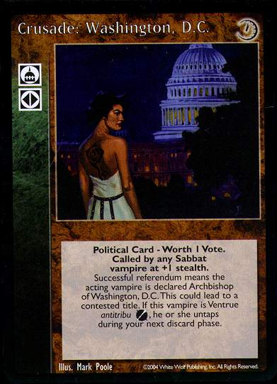 Crusade: Washington, D.C. [Gehenna set] - VTES CCG