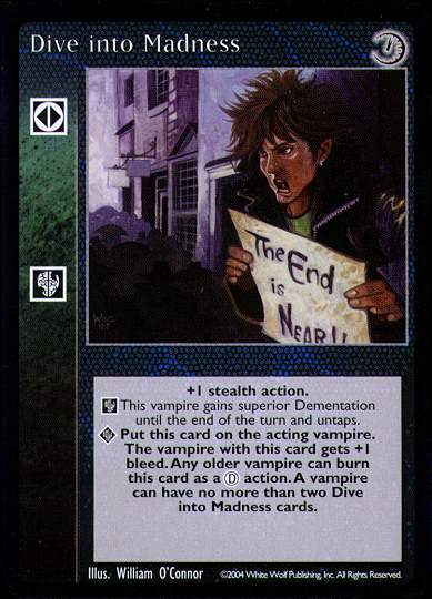 Dive into Madness [Gehenna set] - VTES CCG