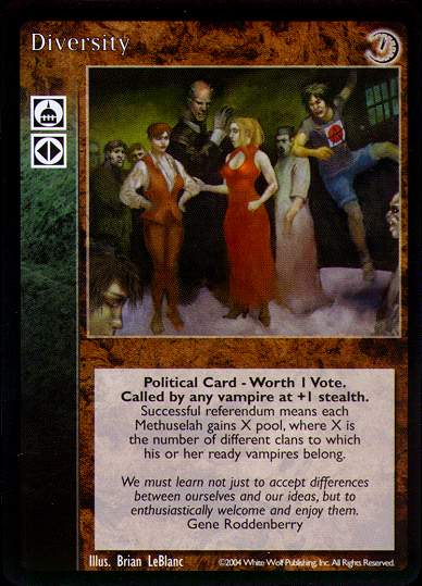 Diversity [Gehenna set] - VTES CCG