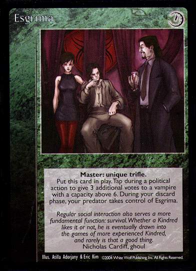 Esgrima [Gehenna set] - VTES CCG